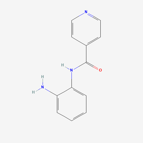 N-(2-Amino-phenyl)-isonicotinamide (CAS: 105101-25-5) - Chemical Structure and Molecular Formula 