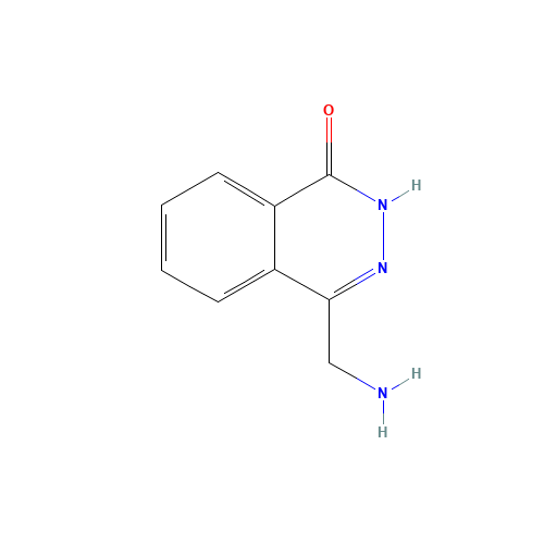 4-Aminomethyl-2H-phthalazin-1-one (CAS: 22370-18-9) - Chemical Structure and Molecular Formula 