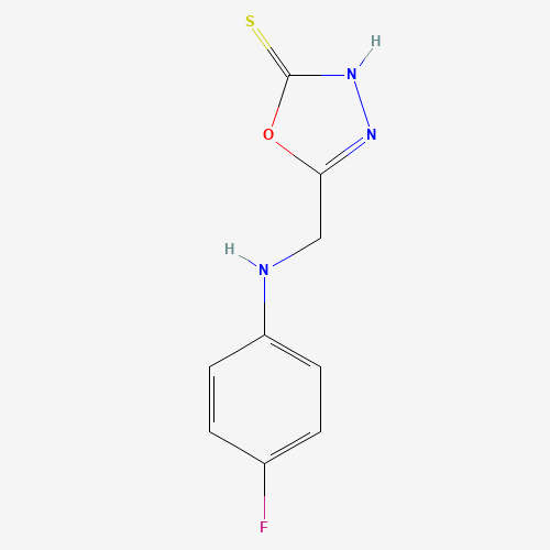 5-[(4-Fluoro-phenylamino)-methyl]-[1,3,4]oxadiazole-2-thiol (CAS: 436095-85-1) - Related Chemical Product
