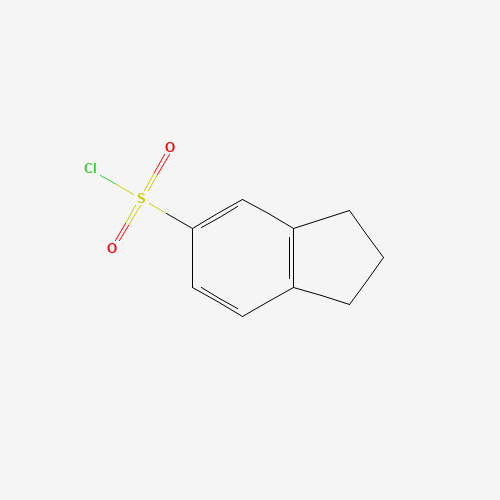 Indan-5-sulfonyl chloride (CAS: 52205-85-3) - Chemical Structure and Molecular Formula 