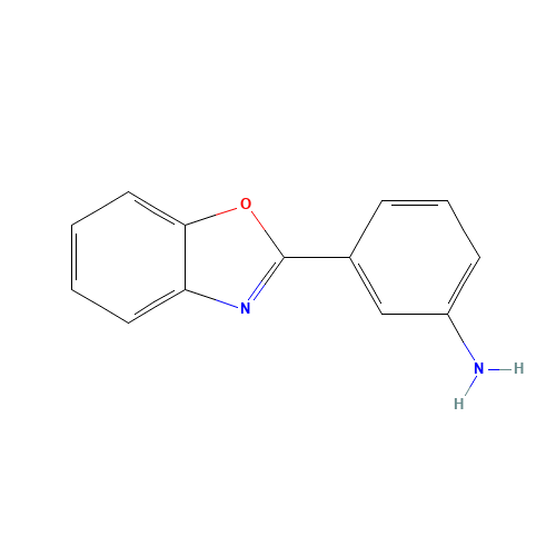 3-Benzooxazol-2-yl-phenylamine (CAS: 41373-36-8) - Chemical Structure and Molecular Formula 