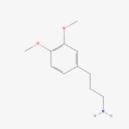3-(3,4-Dimethoxy-phenyl)-propylamine (CAS: 14773-42-3) - Chemical Structure and Molecular Formula 