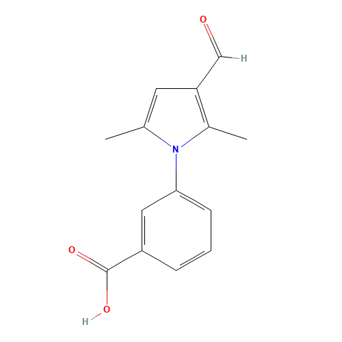 3-(3-Formyl-2,5-dimethyl-pyrrol-1-yl)-benzoic acid (CAS: 409353-42-0) - Related Chemical Product