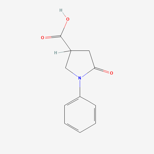 5-Oxo-1-phenyl-pyrrolidine-3-carboxylic acid (CAS: 39629-86-2) - Related Chemical Product