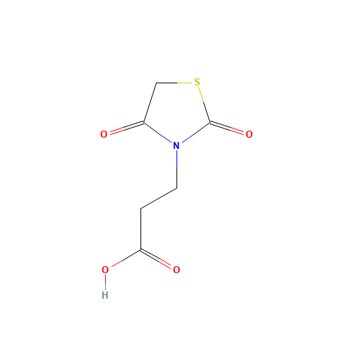 3-(2,4-Dioxo-thiazolidin-3-yl)-propionic acid (CAS: 49629-36-9) - Related Chemical Product