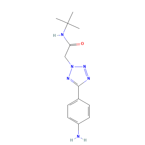 2-[5-(4-Amino-phenyl)-tetrazol-2-yl]-N-tert-butyl-acetamide (CAS: 436092-97-6) - Related Chemical Product