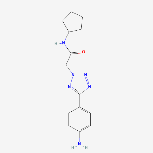 2-[5-(4-Amino-phenyl)-tetrazol-2-yl]-N-cyclopentyl-acetamide (CAS: 436092-98-7) - Related Chemical Product