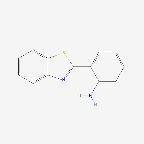 2-Benzothiazol-2-yl-phenylamine (CAS: 29483-73-6) - Chemical Structure and Molecular Formula 