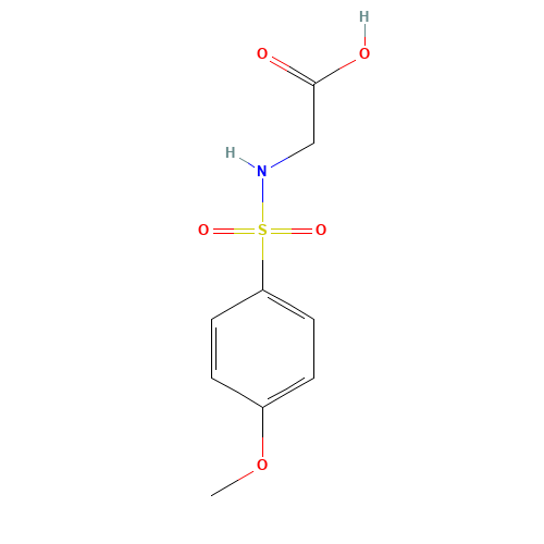 (4-Methoxy-benzenesulfonylamino)-acetic acid (CAS: 13029-74-8) - Related Chemical Product
