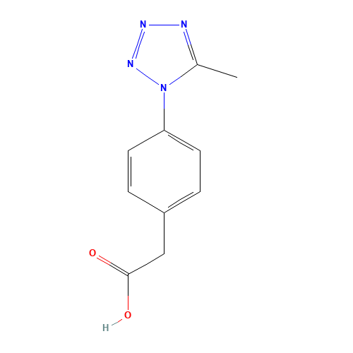 [4-(5-Methyl-tetrazol-1-yl)-phenyl]-acetic acid (CAS: 799262-38-7) - Related Chemical Product