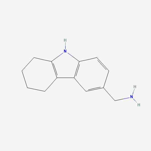 C-(6,7,8,9-Tetrahydro-5H-carbazol-3-yl)-methylamine (CAS: 76061-94-4) - Chemical Structure and Molecular Formula 