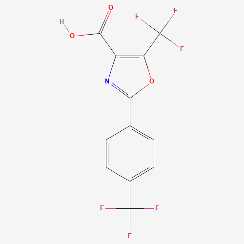 5-(Trifluoromethyl)-2-(4-trifluoromethylphenyl)-isoxazole-4-carboxylic acid (CAS: 886497-47-8) - Related Chemical Product