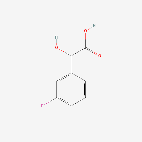 3-Fluoromandelic acid (CAS: 395-05-1) - Chemical Structure and Molecular Formula 