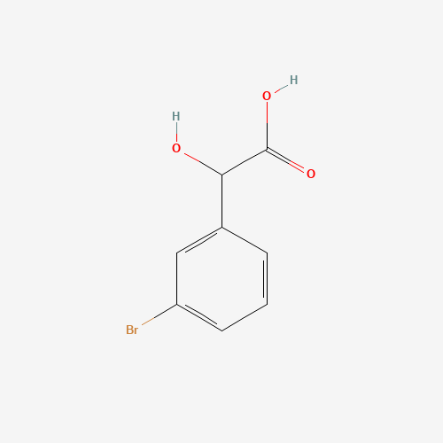 3-Bromomandelic acid (CAS: 49839-81-8) - Chemical Structure and Molecular Formula 