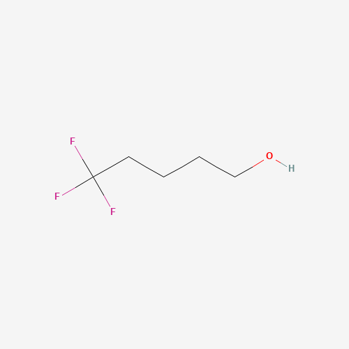 5,5,5-Trifluoropentan-1-ol (CAS: 352-61-4) - Chemical Structure and Molecular Formula 