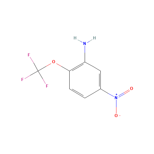 5-Nitro-2-(trifluoromethoxy)aniline (CAS: 158579-82-9) - Chemical Structure and Molecular Formula 