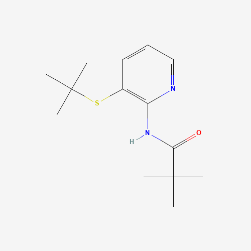 N-(3-tert-Butylsulfanyl-pyridin-2-yl)-2,2-dimethyl-propionamide (CAS: 551950-44-8) - Related Chemical Product