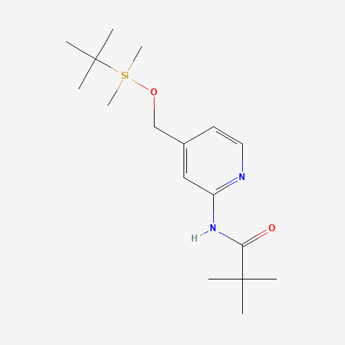 N-[4-(tert-Butyl-dimethyl-silanyloxymethyl)-pyridin-2-yl]-2,2-dimethyl-propionamide (CAS: 618107-92-9) - Related Chemical Product
