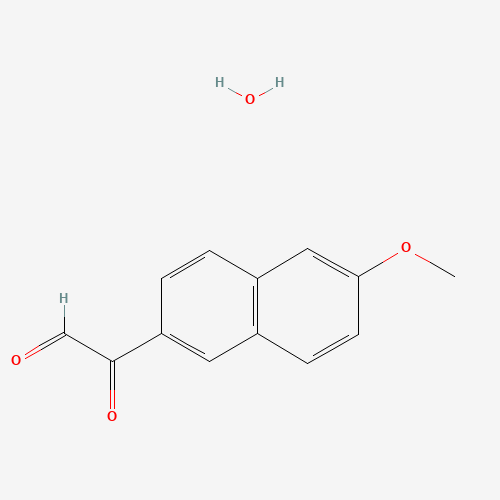 6-Methoxy-2-naphthylglyoxal hydrate (CAS: 745783-88-4) - Chemical Structure and Molecular Formula 