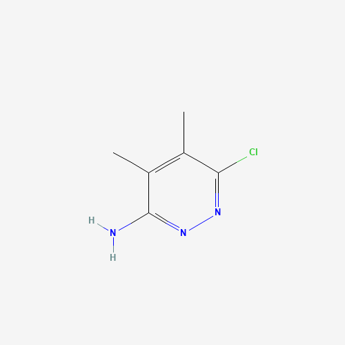 3-Amino-6-chloro-4,5-dimethylpyridazine (CAS: 76593-36-7) - Chemical Structure and Molecular Formula 