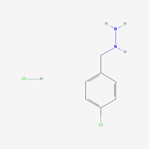 (4-Chlorobenzyl)hydrazine dihydrochloride (CAS: 75333-04-9) - Chemical Structure and Molecular Formula 