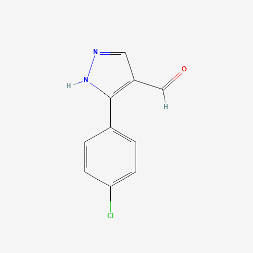 3-(4-Chlorophenyl)-1H-pyrazole-4-carbaldehyde (CAS: 350997-67-0) - Related Chemical Product