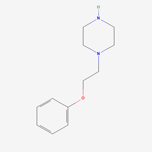 1-(2-Phenoxyethyl)piperazine (CAS: 13484-37-2) - Chemical Structure and Molecular Formula 