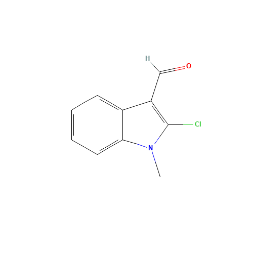 2-Chloro-1-methyl-1H-indole-3-carbaldehyde (CAS: 24279-74-1) - Chemical Structure and Molecular Formula 