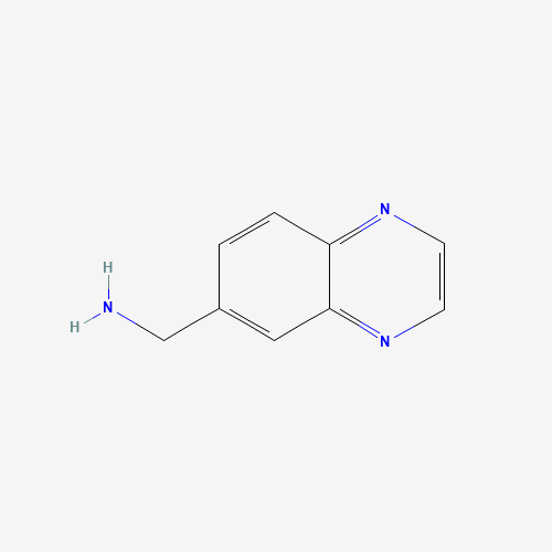 (Quinoxalin-6-ylmethyl)amine (CAS: 872047-67-1) - Chemical Structure and Molecular Formula 