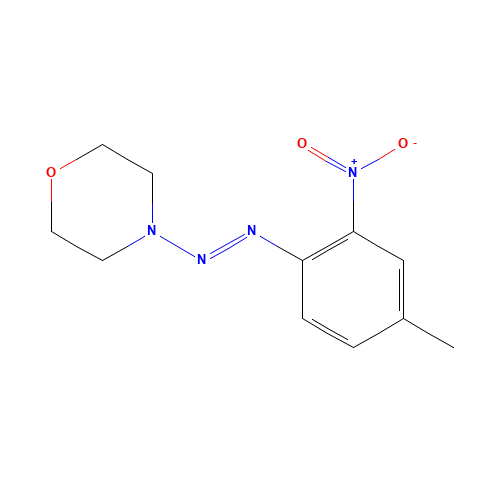 4-[(4-Methyl-2-nitrophenyl)azo]-morpholine (CAS: 883545-66-2) - Chemical Structure and Molecular Formula 