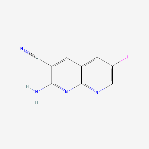 2-Amino-6-iodo-[1,8]naphthyridine-3-carbonitrile (CAS: 578007-69-9) - Related Chemical Product