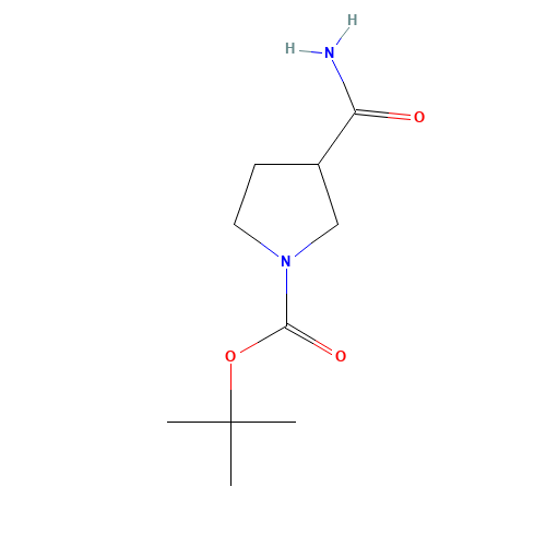 3-Carbamoyl-pyrrolidine-1-carboxylic acid tert-butyl ester (CAS: 122684-34-8) - Related Chemical Product