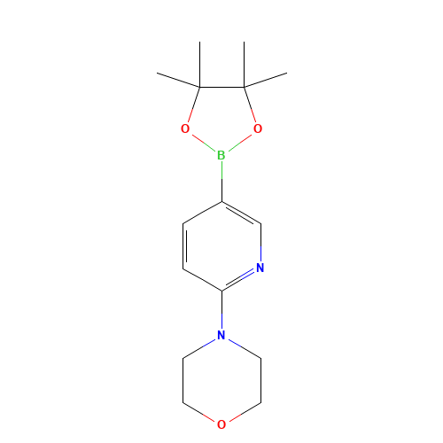 4-[5-(4,4,5,5-Tetramethyl-[1,3,2]dioxaborolan-2-yl-pyridin-2-yl]-morpholine (CAS: 485799-04-0) - Related Chemical Product