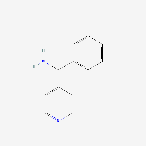 C-Phenyl-C-pyridin-4-yl-methylamine (CAS: 58088-57-6) - Chemical Structure and Molecular Formula 