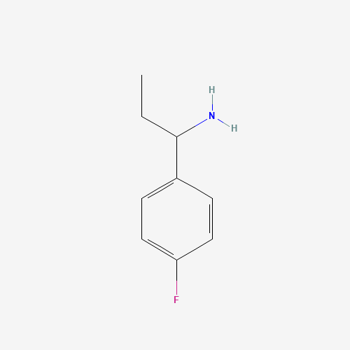 1-(4-Fluoro-phenyl)-propylamine (CAS: 74877-10-4) - Chemical Structure and Molecular Formula 