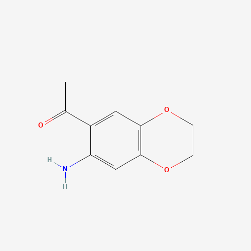 1-(7-Amino-2,3-dihydro-benzo[1,4]dioxin-6-yl)-ethanone (CAS: 164526-13-0) - Related Chemical Product