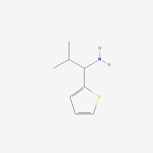 2-Methyl-1-thiophen-2-yl-propylamine chemical structure 2-Methyl-1-thiophen-2-yl-propylamine (CAS: 56072-60-7) - Chemical Structure and Molecular Formula
