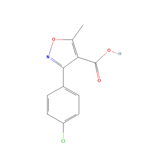 3-(4-Chloro-phenyl)-5-methyl-isoxazole-4-carboxylic acid (CAS: 91182-87-5) - Related Chemical Product