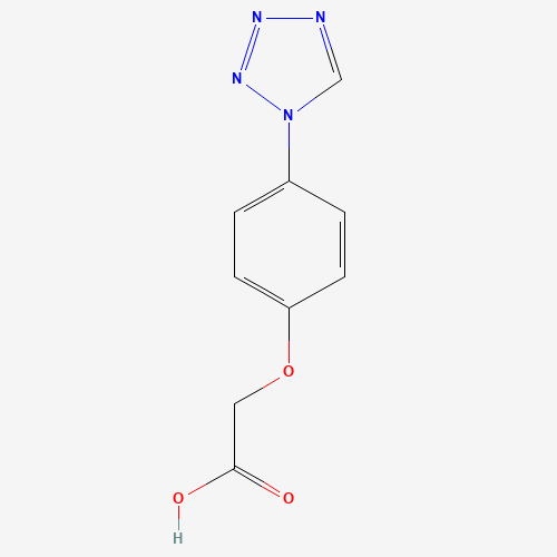 (4-Tetrazol-1-yl-phenoxy)-acetic acid (CAS: 832740-47-3) - Chemical Structure and Molecular Formula 