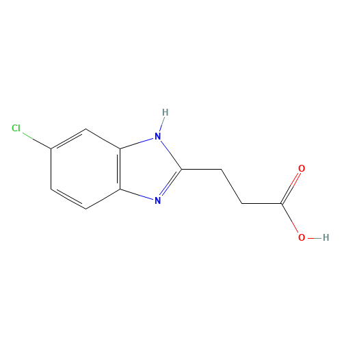 3-(6-Chloro-1H-benzoimidazol-2-yl)-propionic acid (CAS: 82138-56-5) - Related Chemical Product
