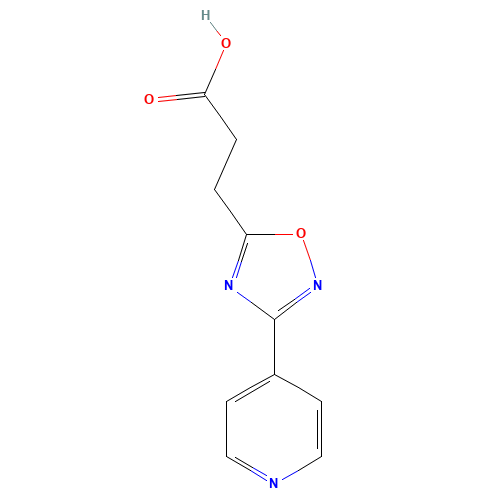 3-(3-Pyridin-4-yl-[1,2,4]oxadiazol-5-yl)-propionic acid (CAS: 328083-96-1) - Related Chemical Product