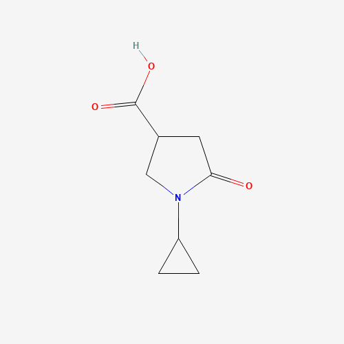 1-Cyclopropyl-5-oxo-pyrrolidine-3-carboxylic acid (CAS: 876716-43-7) - Related Chemical Product