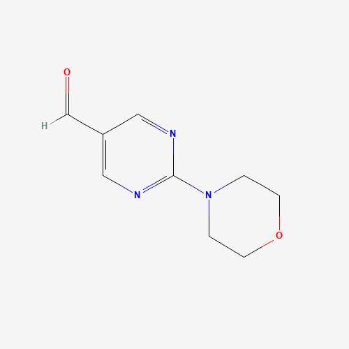 2-Morpholin-4-yl-pyrimidine-5-carbaldehyde (CAS: 842974-69-0) - Chemical Structure and Molecular Formula 
