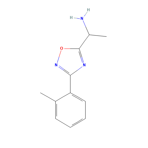1-(3-o-Tolyl-[1,2,4]oxadiazol-5-yl)-ethylamine (CAS: 883547-38-4) - Related Chemical Product