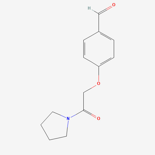4-(2-Oxo-2-pyrrolidin-1-yl-ethoxy)-benzaldehyde (CAS: 438229-79-9) - Related Chemical Product