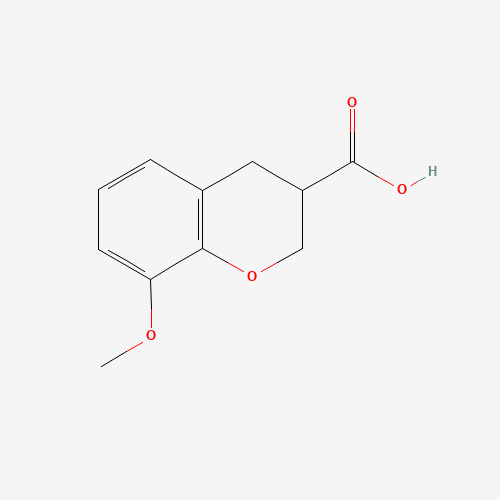 8-Methoxy-chroman-3-carboxylic acid (CAS: 108088-19-3) - Chemical Structure and Molecular Formula 