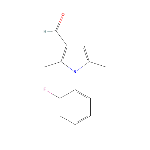 1-(2-Fluoro-phenyl)-2,5-dimethyl-1H-pyrrole-3-carbaldehyde (CAS: 153881-54-0) - Related Chemical Product