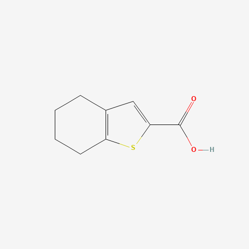4,5,6,7-Tetrahydro-benzo[b]thiophene-2-carboxylic acid (CAS: 40133-07-1) - Chemical Structure and Molecular Formula 