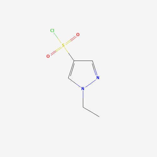 1-Ethyl-1H-pyrazole-4-sulfonyl chloride (CAS: 957514-21-5) - Chemical Structure and Molecular Formula 