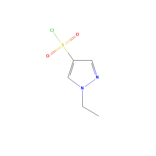1-Ethyl-1H-pyrazole-4-sulfonyl chloride (CAS: 957514-21-5) - Chemical Structure and Molecular Formula 